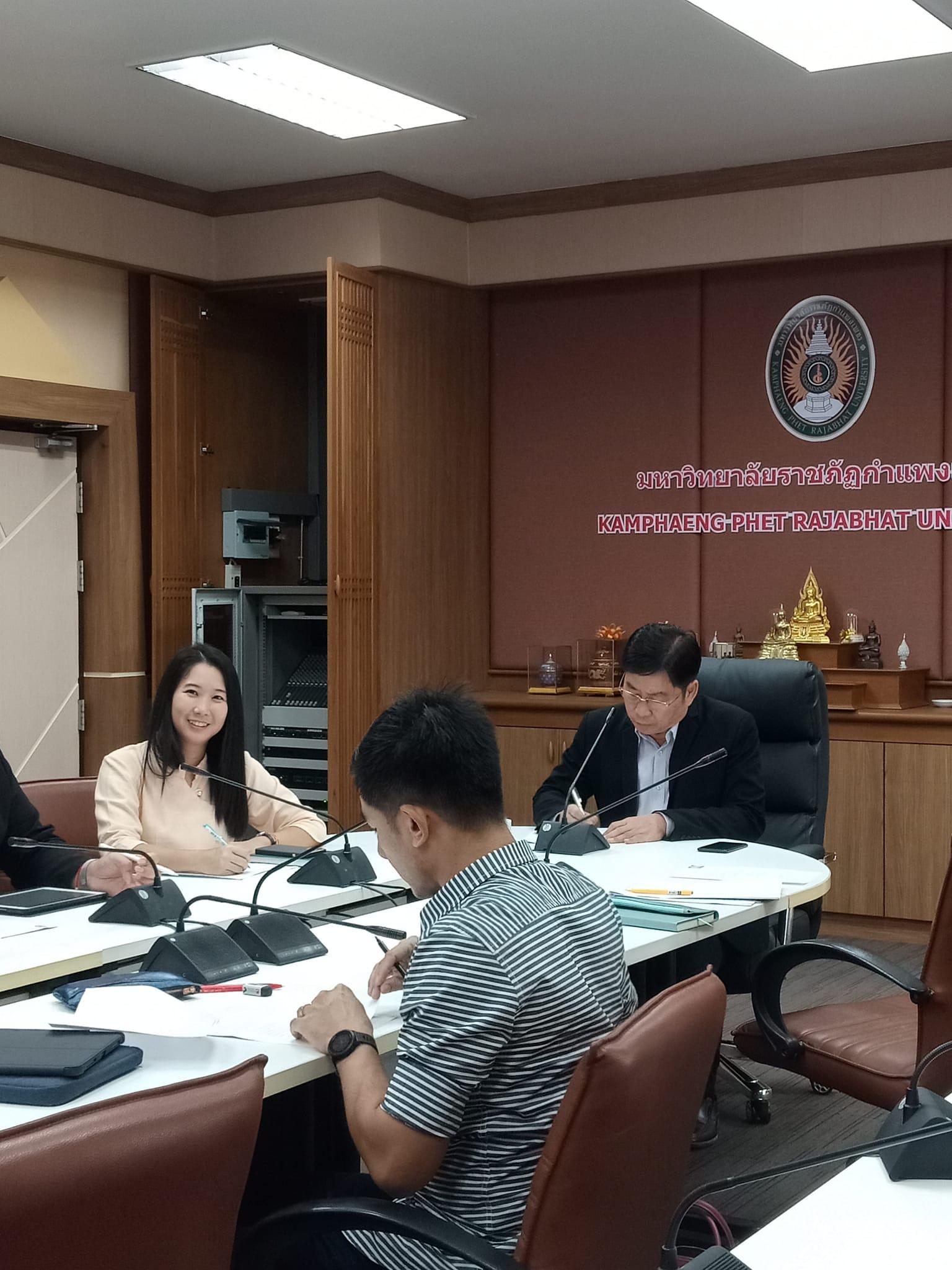 3. Meeting on Academic Cooperation with Dechong Teachers College, China