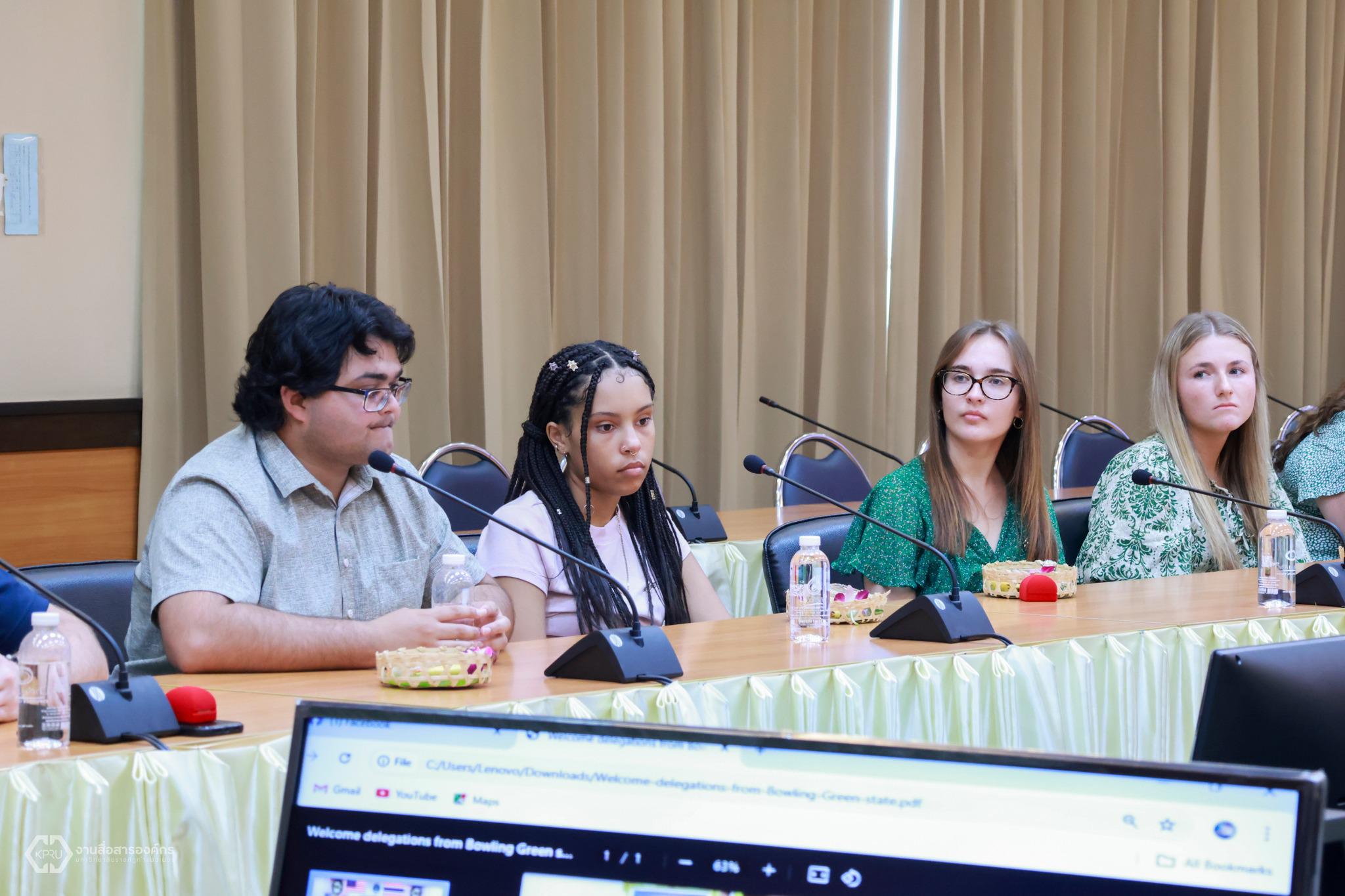 4. รับคณะจาก Bowling Green State University ประเทศสหรัฐอเมริกา เพื่อจัดกิจกรรมร่วมมือทางวิชาการสู่ปีที่ 12