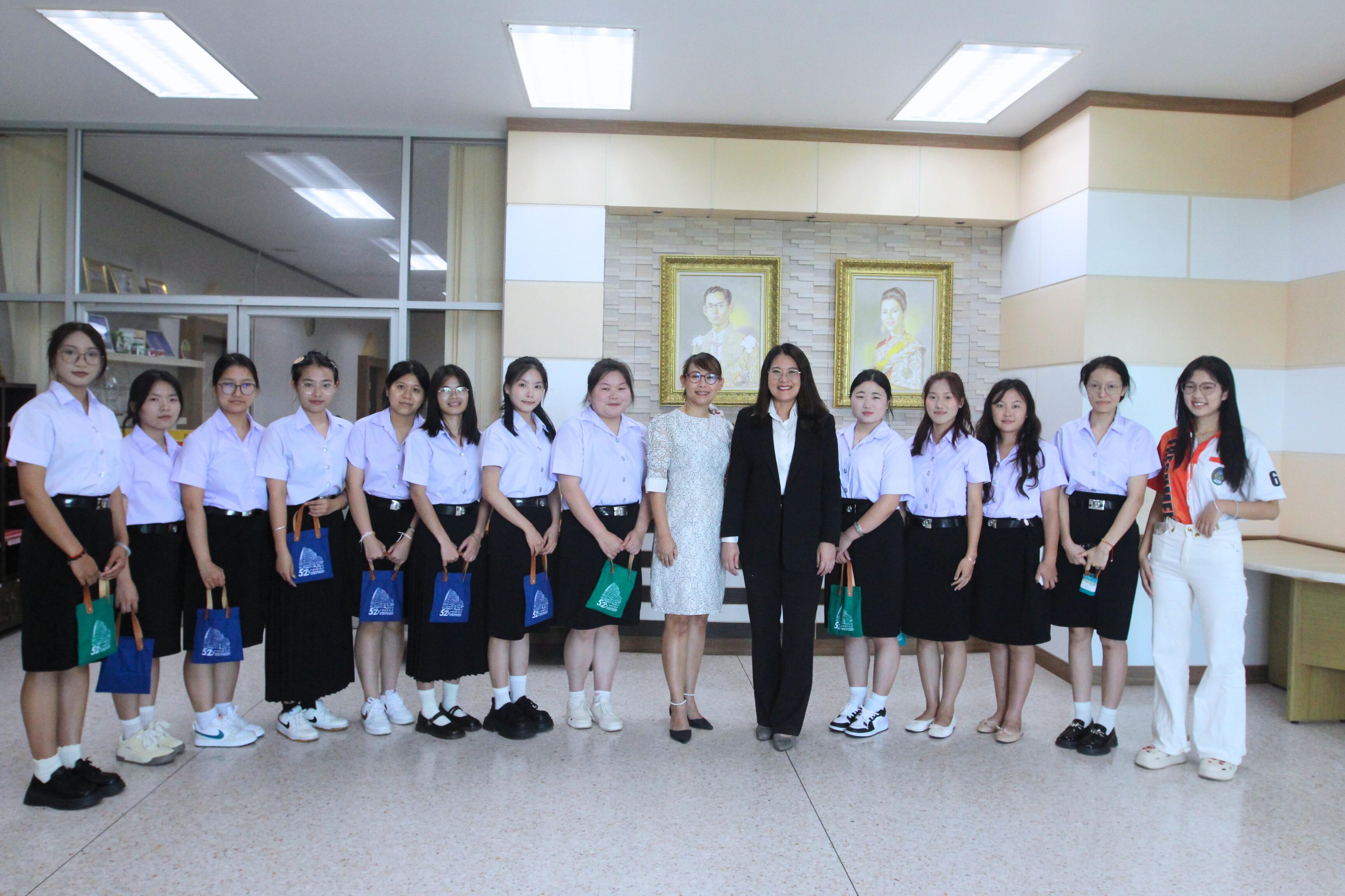 3. ต้อนรับนักศึกษาต่างชาติ จากวิทยาลัยครุศาสตร์เต๋อหง ภายใต้ความร่วมมือทางวิชาการ รุ่นที่ 2