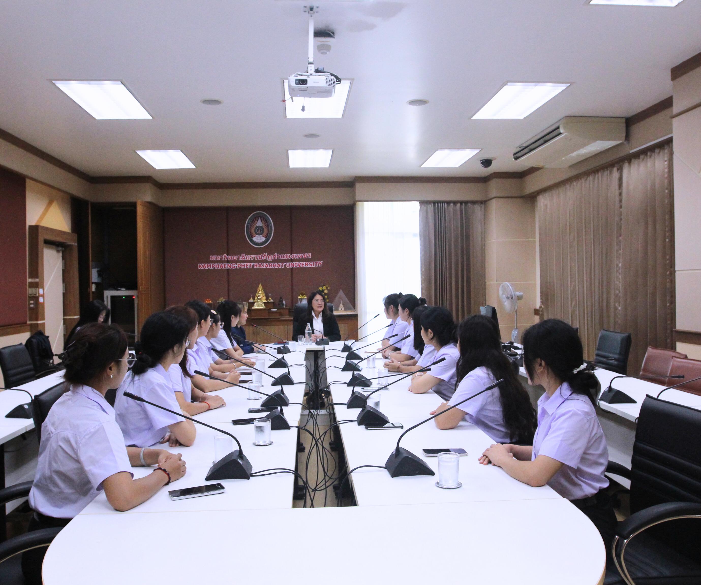 4. ต้อนรับนักศึกษาต่างชาติ จากวิทยาลัยครุศาสตร์เต๋อหง ภายใต้ความร่วมมือทางวิชาการ รุ่นที่ 2