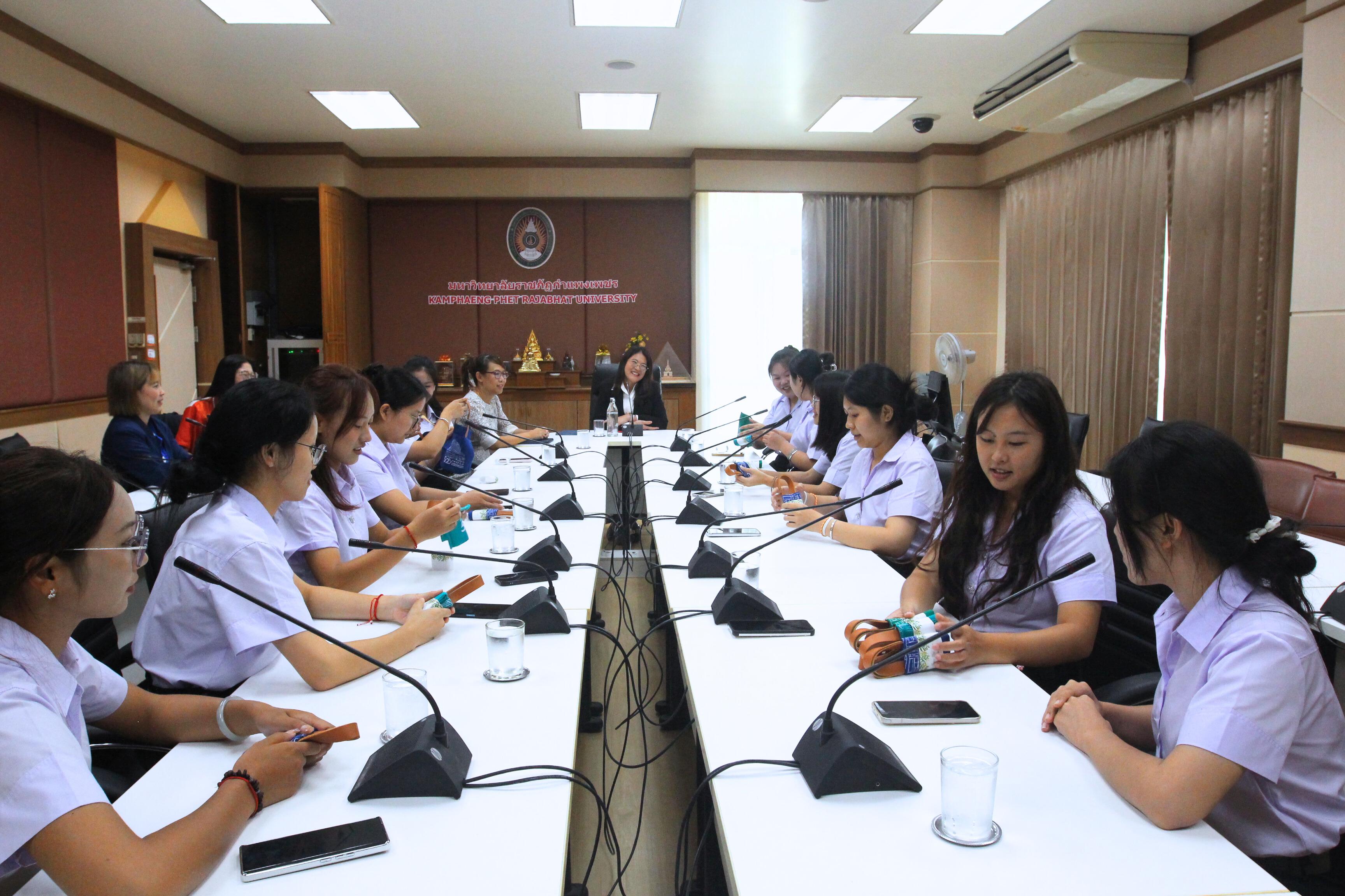 2. ต้อนรับนักศึกษาต่างชาติ จากวิทยาลัยครุศาสตร์เต๋อหง ภายใต้ความร่วมมือทางวิชาการ รุ่นที่ 2