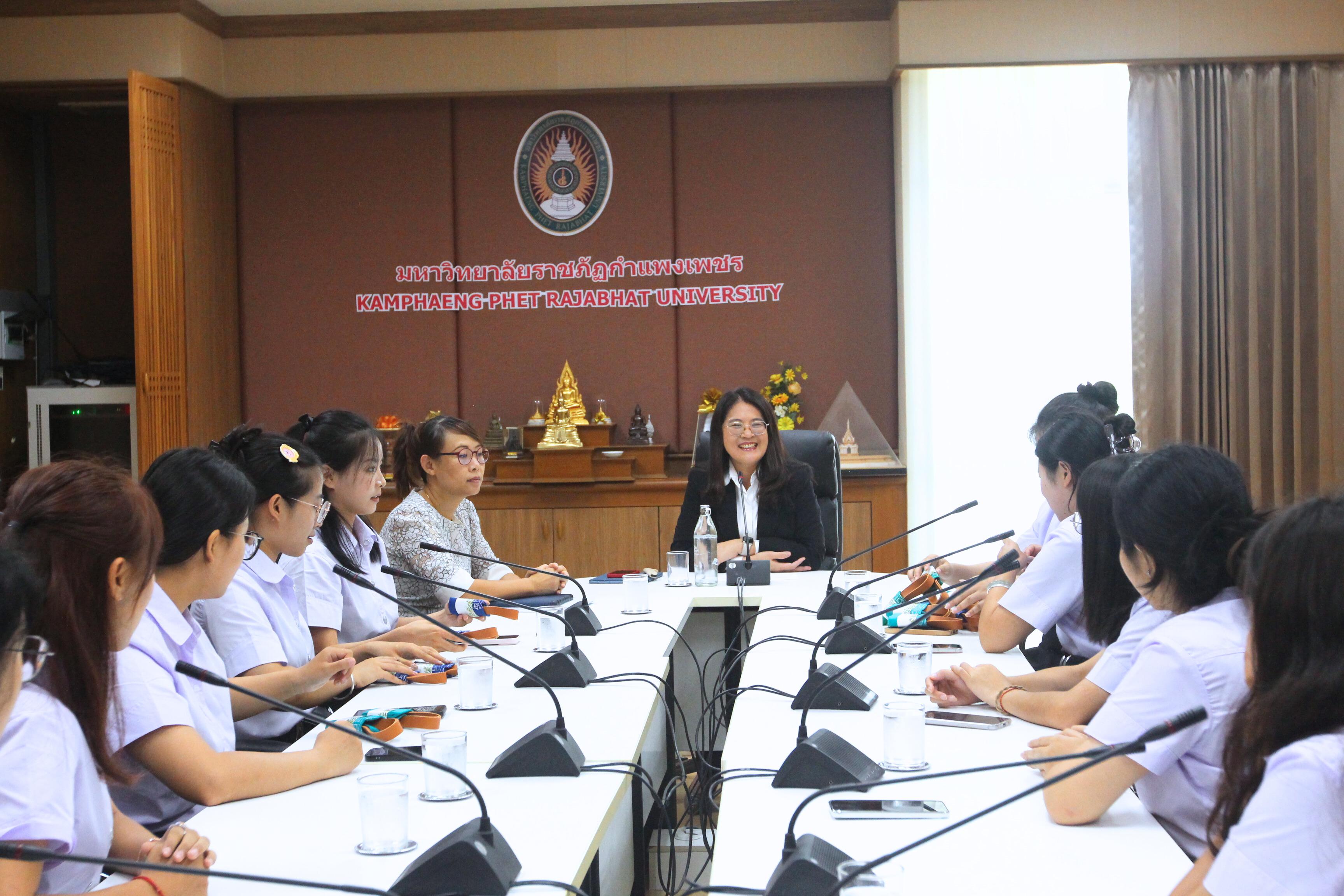 10. KPRU warmly welcomed the second cohort of Chinese international students from Dehong Teachers’ College, People’s Republic of China