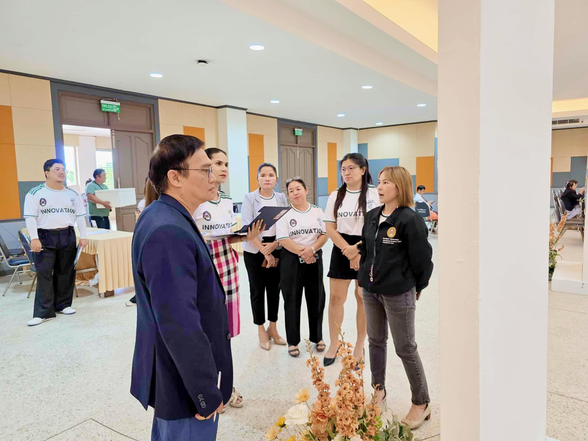 7. บุคลากรงานวิเทศสัมพันธ์ร่วมนำเสนอโปสเตอร์งาน KPRU Innovation  Good Practice Conference 2025 ครั้งที่ 5