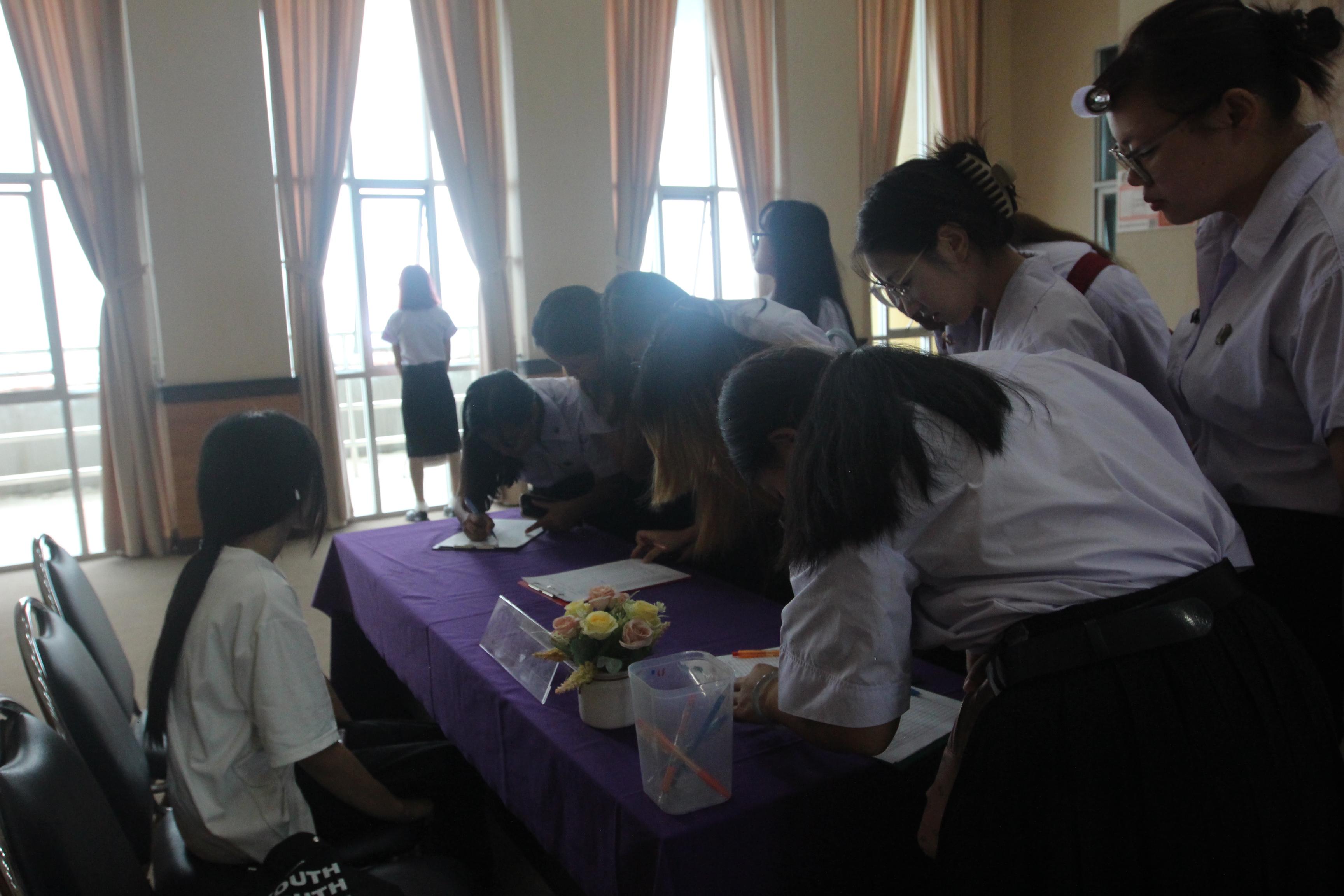 7. กิจกรรมอบรมให้ความรู้เกี่ยวกับงานตรวจคนเข้าเมือง งานจราจรและกฎหมายข้อควรรู้สำหรับนักศึกษาต่างชาติ ประจำปีการศึกษา 2568