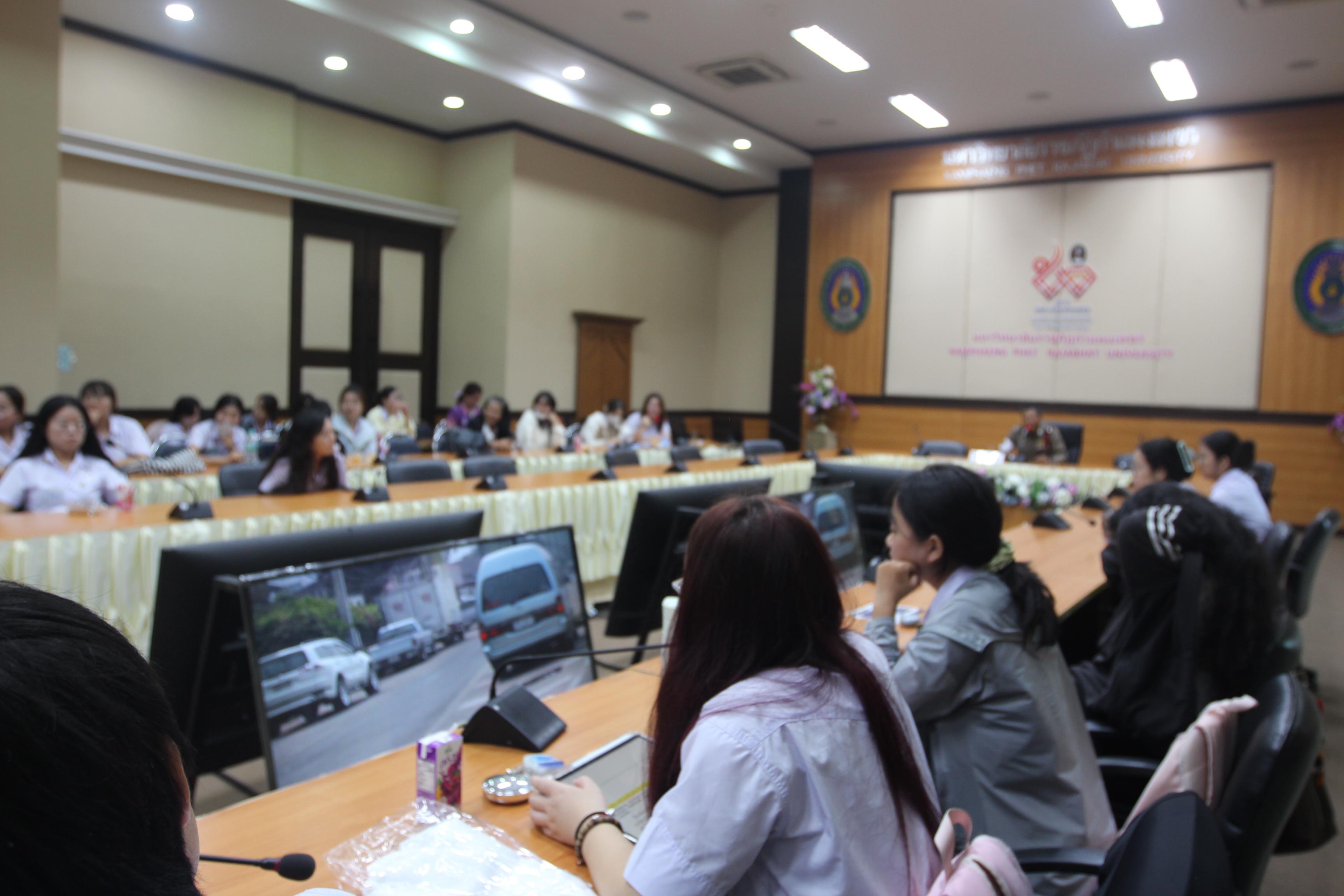 149. กิจกรรมอบรมให้ความรู้เกี่ยวกับงานตรวจคนเข้าเมือง งานจราจรและกฎหมายข้อควรรู้สำหรับนักศึกษาต่างชาติ ประจำปีการศึกษา 2568