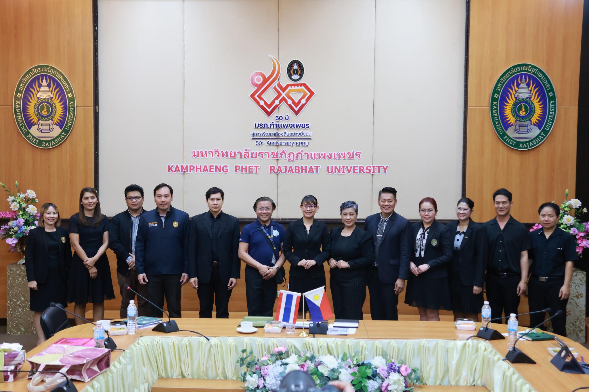 4. Welcomed delegation from West Visayas State University, Philipines