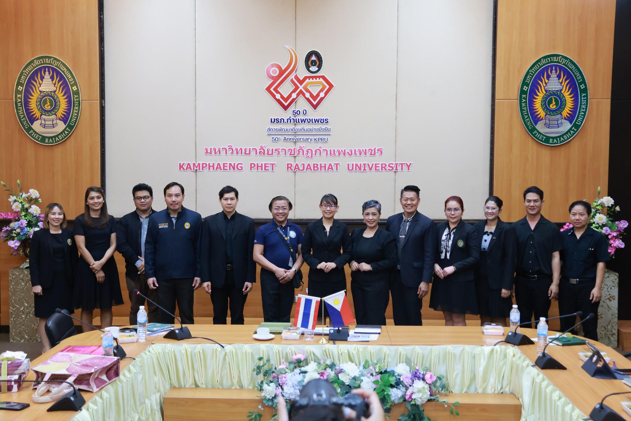 Welcomed delegation from West Visayas State University, Philipines