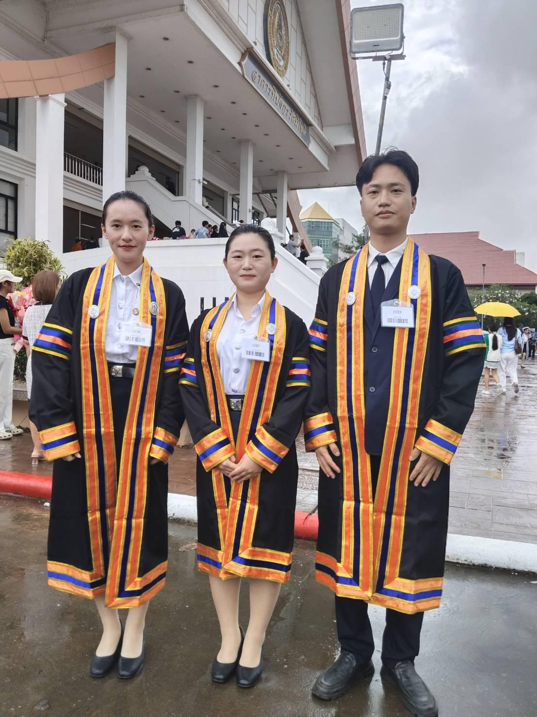 23. บัณฑิตตต่างชาติเข้ารับพระราชทานปริญญาบัตร ประจำปี 2568