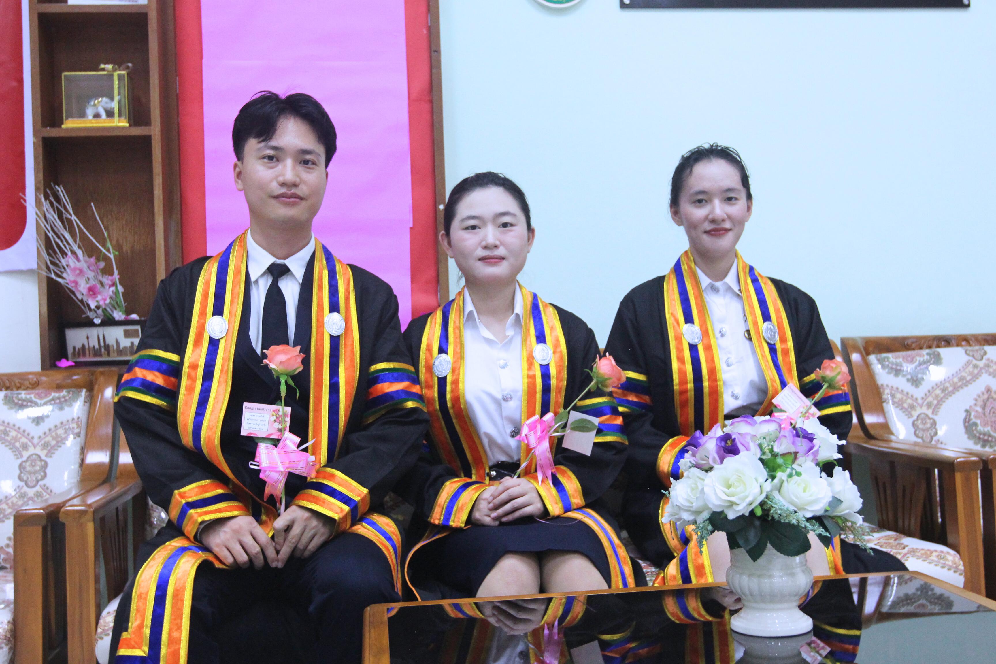 43. บัณฑิตตต่างชาติเข้ารับพระราชทานปริญญาบัตร ประจำปี 2568