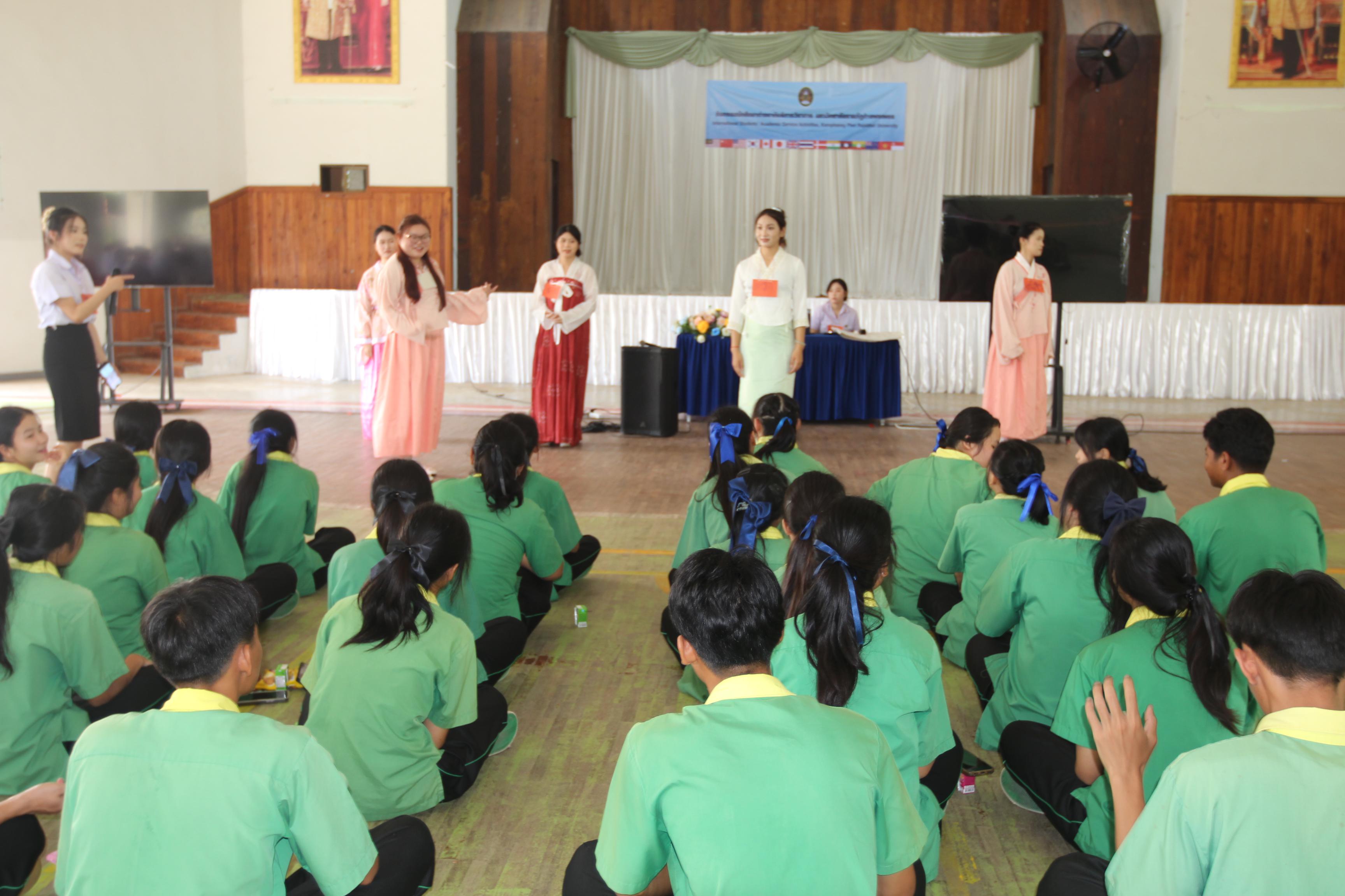 185. กิจกรรมนักศึกษาต่างชาติบริการวิชาการและทัศนศึกษา ครั้งที่ 1