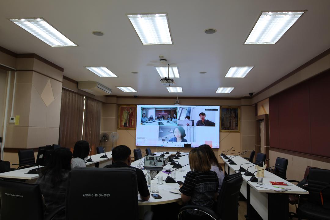 13. ราชภัฏกำแพงเพชรหารือความร่วมมือทางวิชาการในการจัดตั้งศูนย์ฝึกอบรมการแพทย์แผนจีน กับประเทศจีน