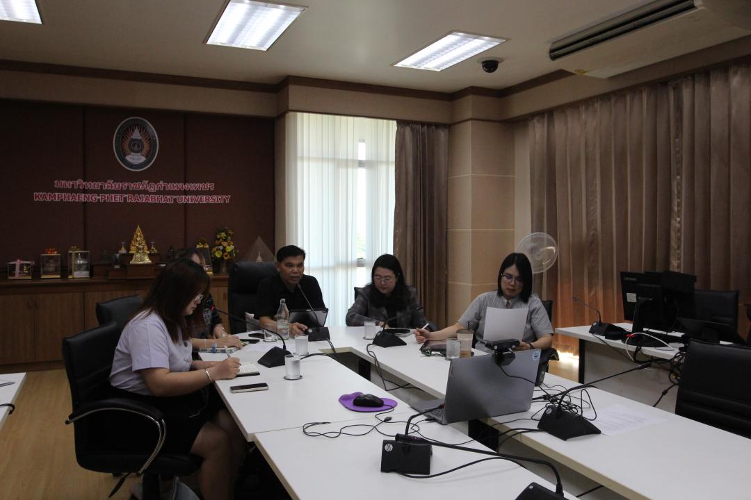 15. ราชภัฏกำแพงเพชรหารือความร่วมมือทางวิชาการในการจัดตั้งศูนย์ฝึกอบรมการแพทย์แผนจีน กับประเทศจีน