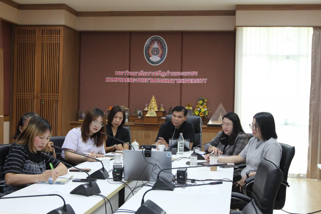 38. ราชภัฏกำแพงเพชรหารือความร่วมมือทางวิชาการในการจัดตั้งศูนย์ฝึกอบรมการแพทย์แผนจีน กับประเทศจีน