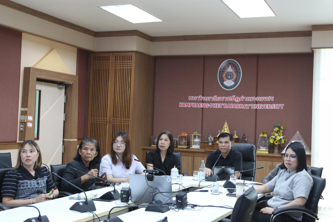 40. ราชภัฏกำแพงเพชรหารือความร่วมมือทางวิชาการในการจัดตั้งศูนย์ฝึกอบรมการแพทย์แผนจีน กับประเทศจีน