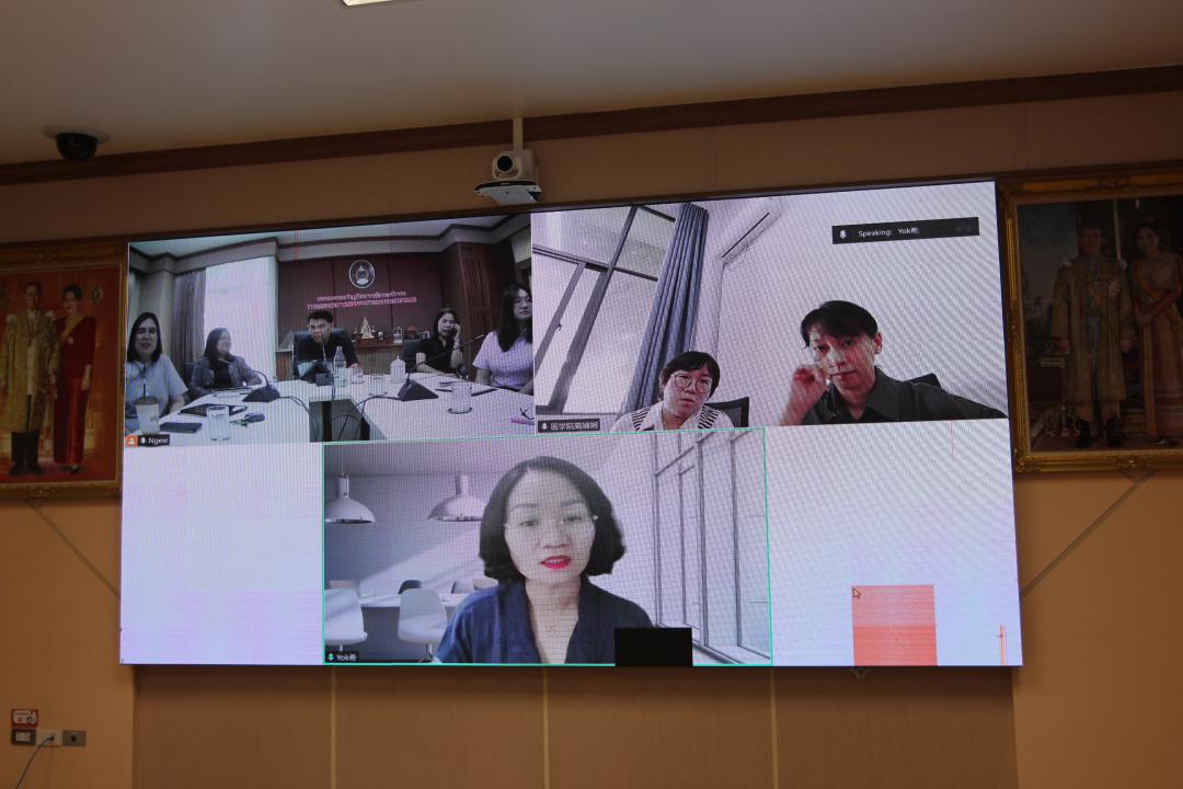 47. ราชภัฏกำแพงเพชรหารือความร่วมมือทางวิชาการในการจัดตั้งศูนย์ฝึกอบรมการแพทย์แผนจีน กับประเทศจีน